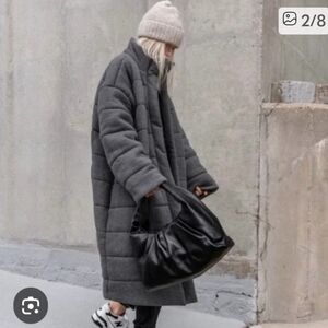 Lunya Gray Quilted Jacket